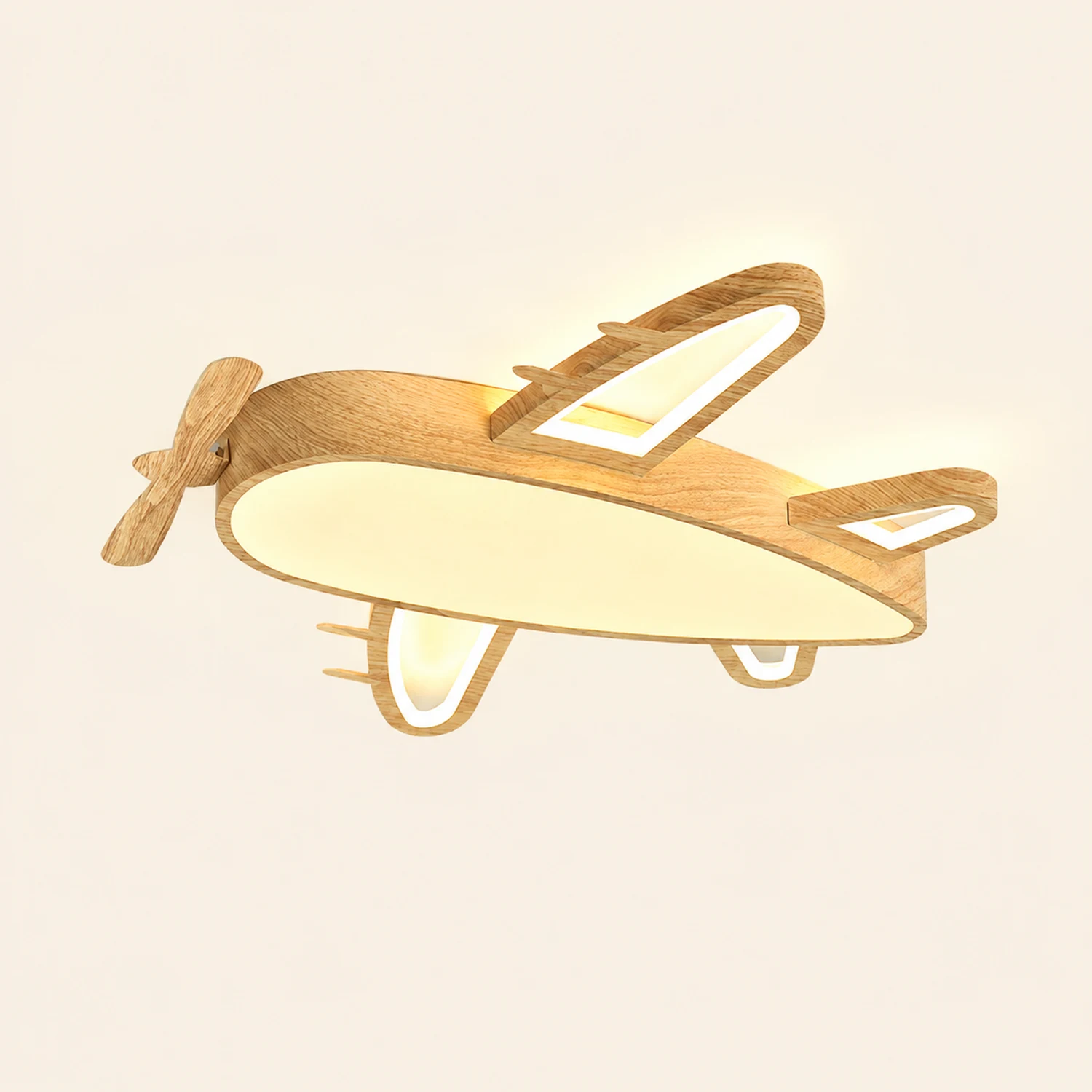 Minori Flugzeugform Deckenleuchte, L 52/66CM - Lumpaz