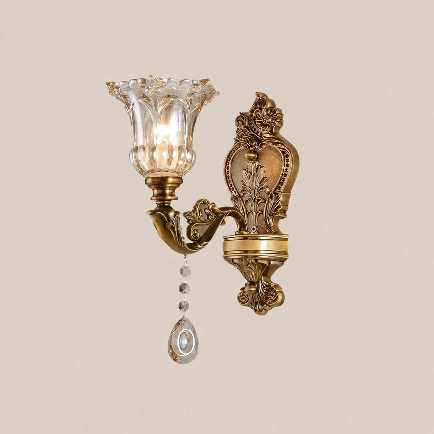 Félicie Französische Vintage Wandlampe, 1/2-flammig - Lumpaz