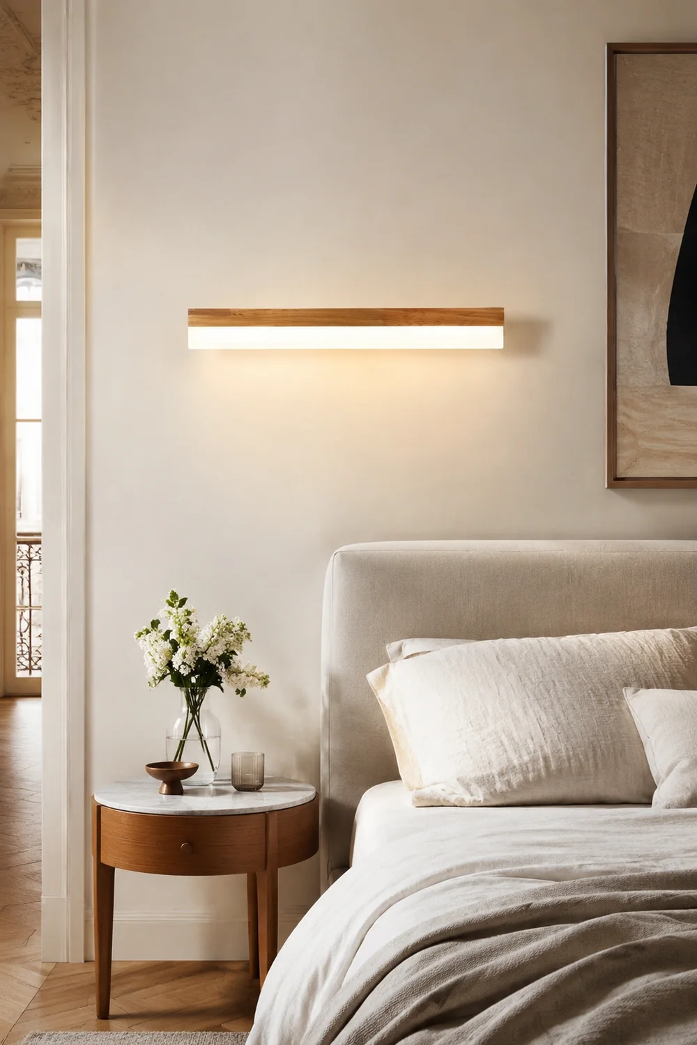 Ozawa Spiegelfront Eitelkeit Wandleuchte, Rechteckig & Bogenform, L40/60/80CM - Lumpaz