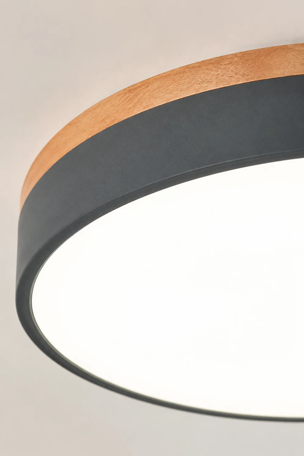 Morandi Deckenleuchte, Metall & Holz, ∅30/40/50CM - Lumpaz