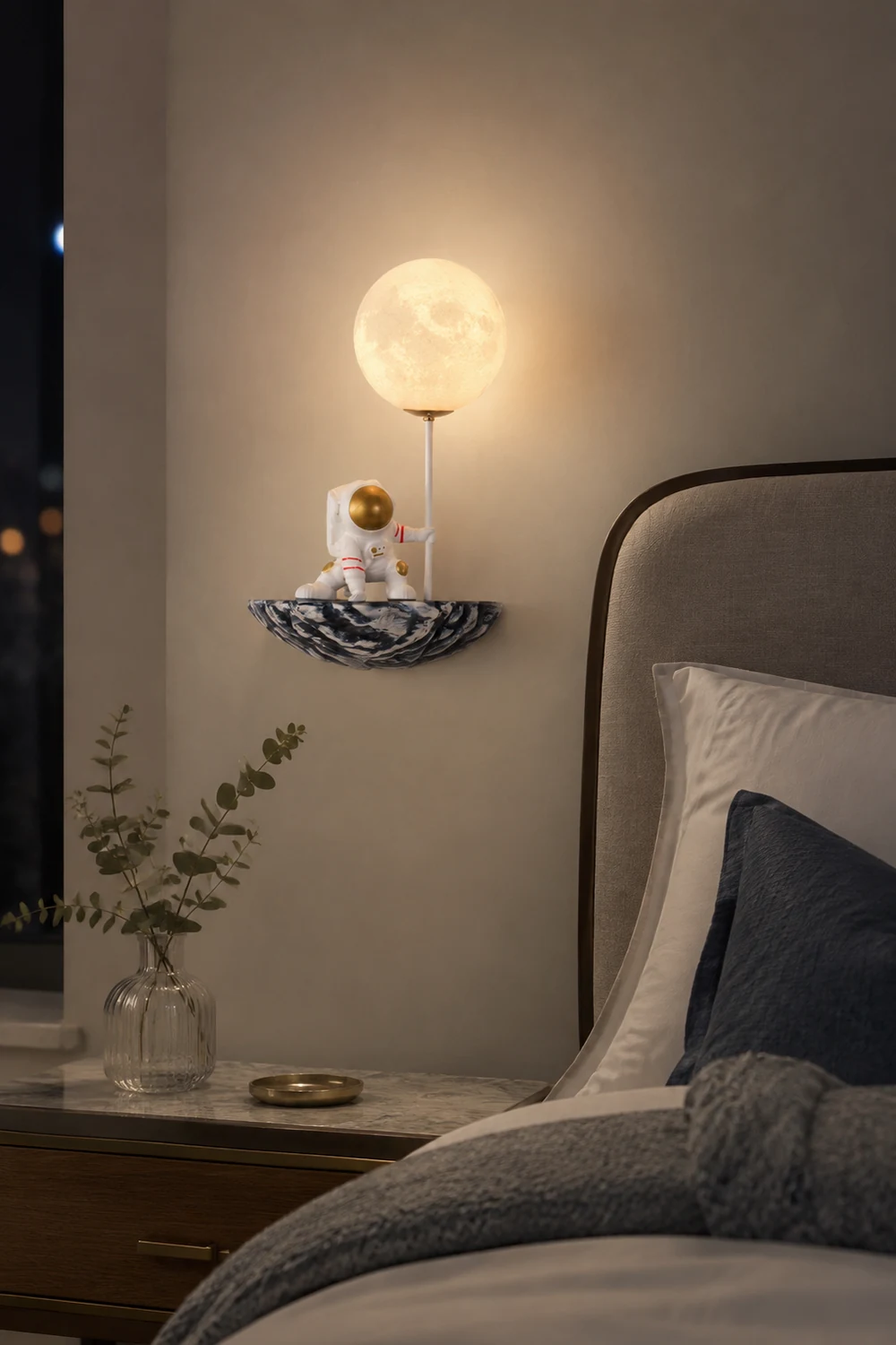Fateh Astronaut Wandleuchte, 3 Farbe - Lumpaz