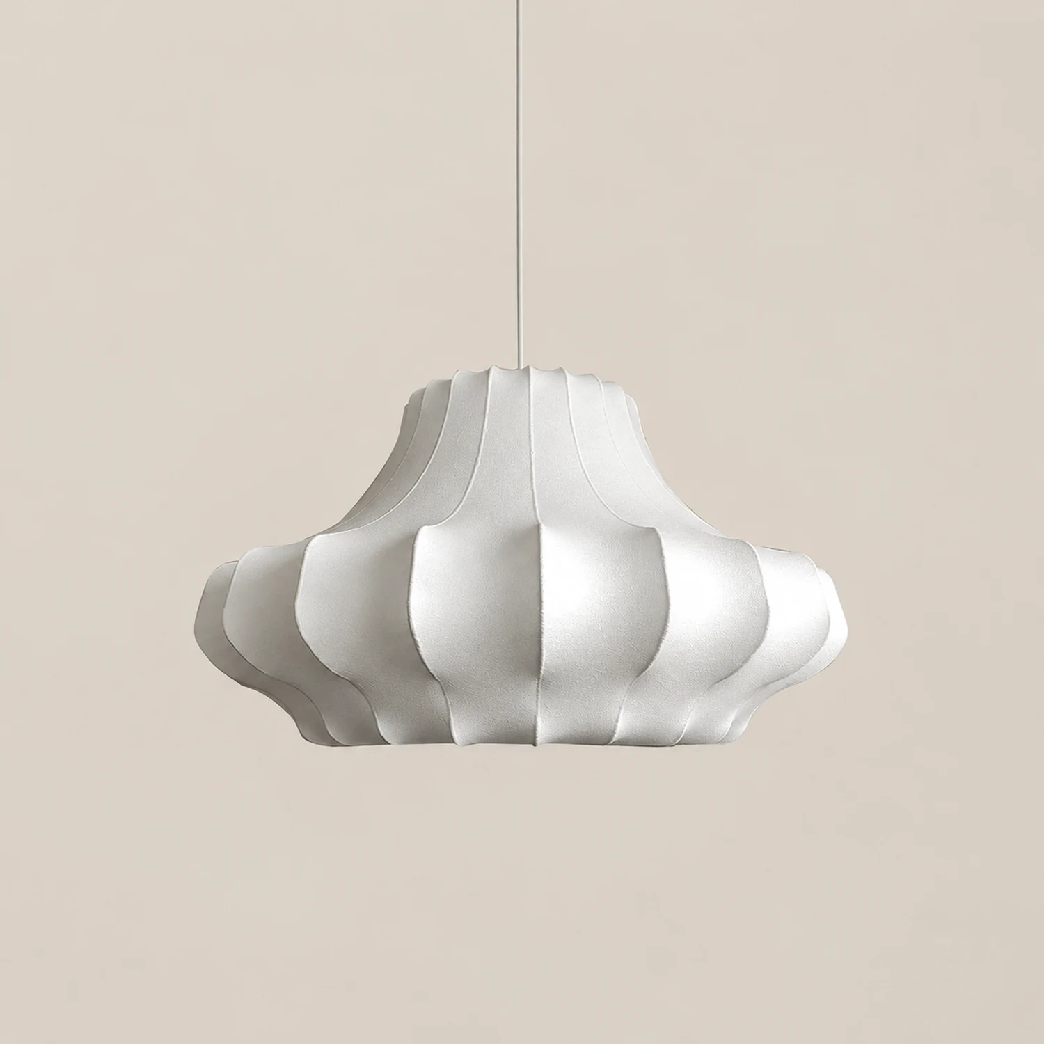 Renée Künstliche Gewebe Pendelleuchte, ∅40/55/57CM - Lumpaz