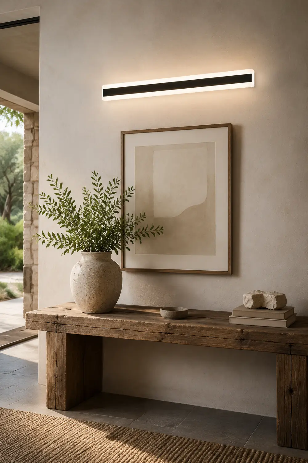 Edge Minimalist Linear Spiegelfront Waschtisch-Wandleuchte, L30/40/60/80/100CM - Lumpaz