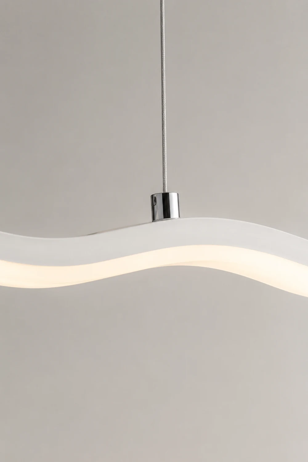 Welle Lineare Pendelleuchte, L 80/100/120CM - Lumpaz