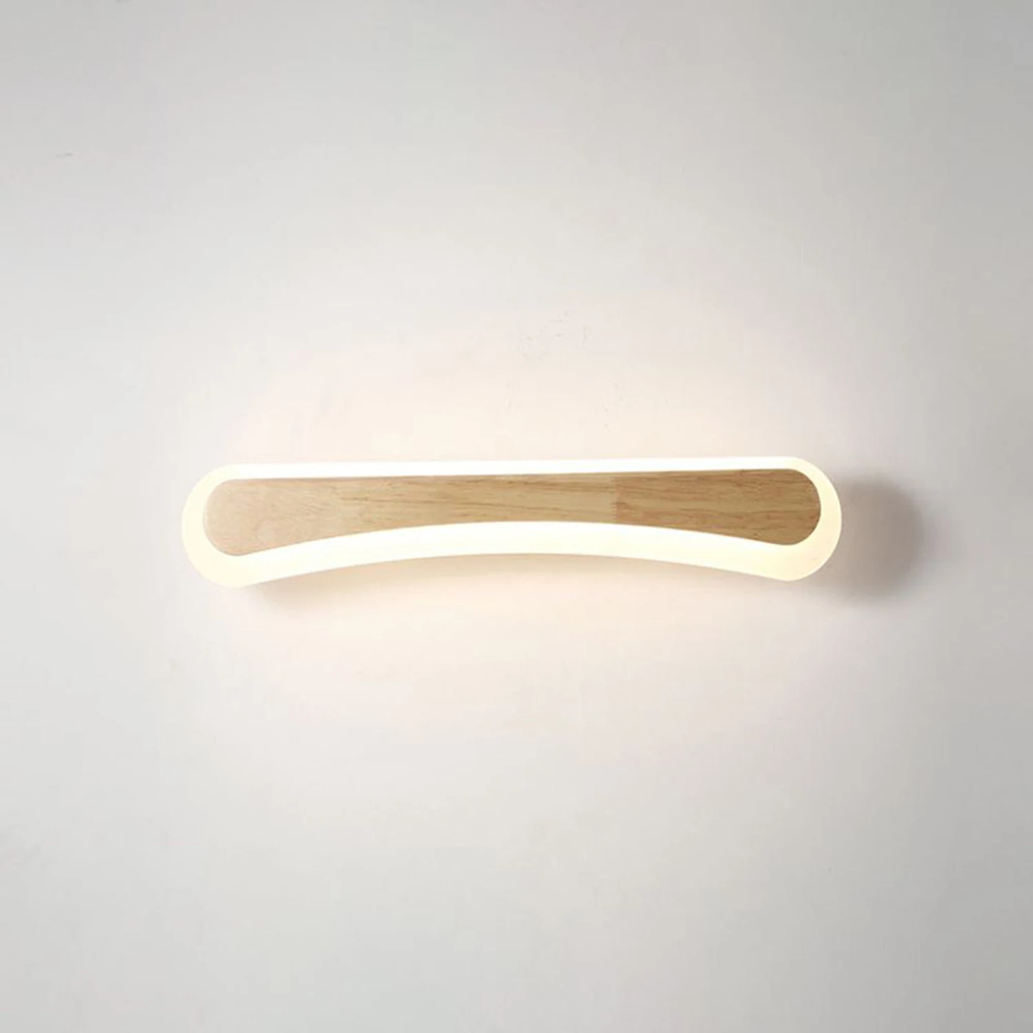 Ozawa Spiegelfront Eitelkeit Wandleuchte, Rechteckig & Bogenform, L40/60/80CM - Lumpaz