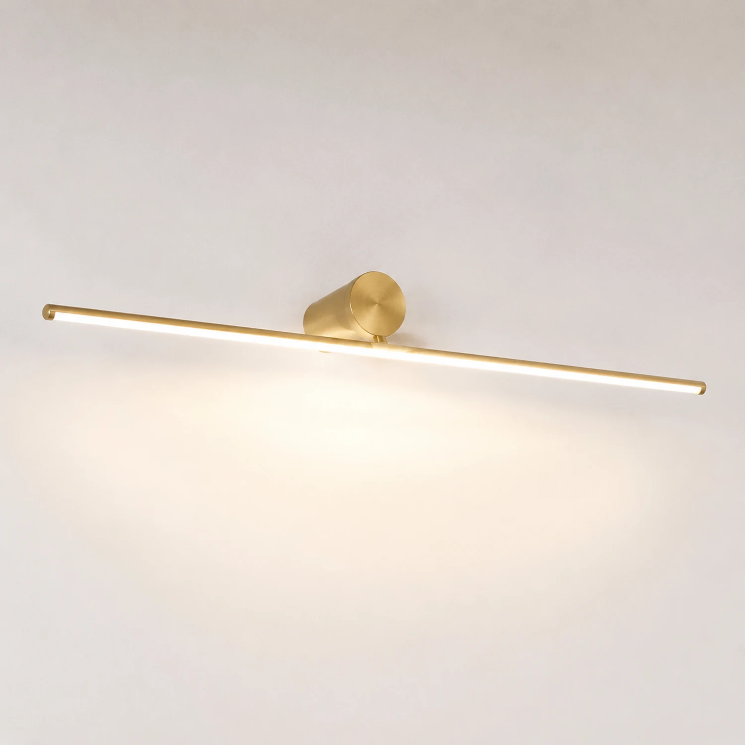 Leigh Spiegelfront Waschtisch-Wandleuchte 2 Farben, L 40/60/80/100cm - Lumpaz