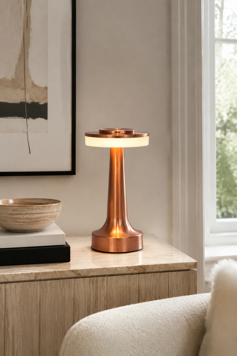 Salgado Pilz Tischlampe, 3 Farben - Lumpaz