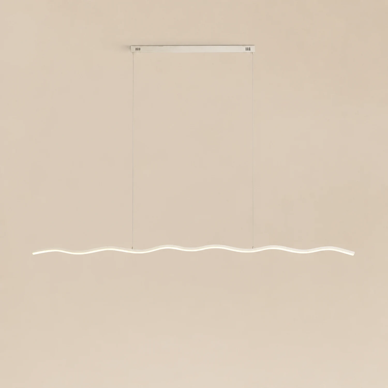 Welle Lineare Pendelleuchte, L 80/100/120CM - Lumpaz