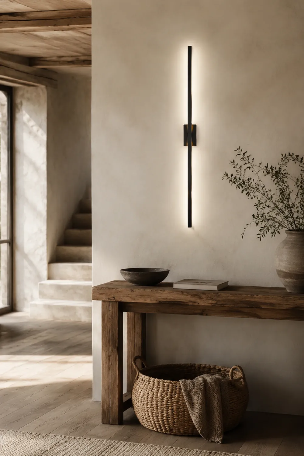 Leigh Spiegelfront Waschtisch-Wandlampe, L 60/100CM - Lumpaz