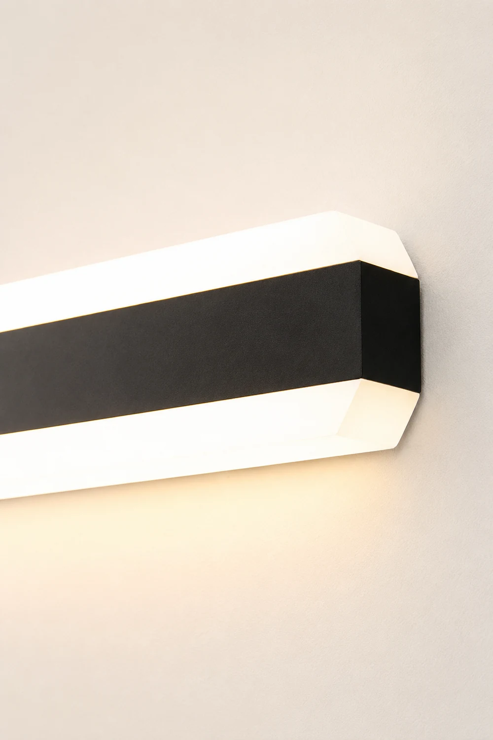 Edge Minimalist Linear Spiegelfront Waschtisch-Wandleuchte, L30/40/60/80/100CM - Lumpaz