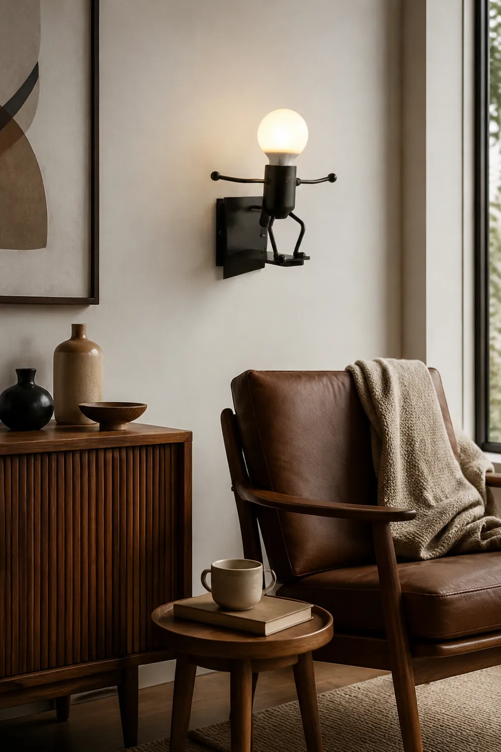Luxo Retro Man Wandleuchte, 4 Stil - Lumpaz