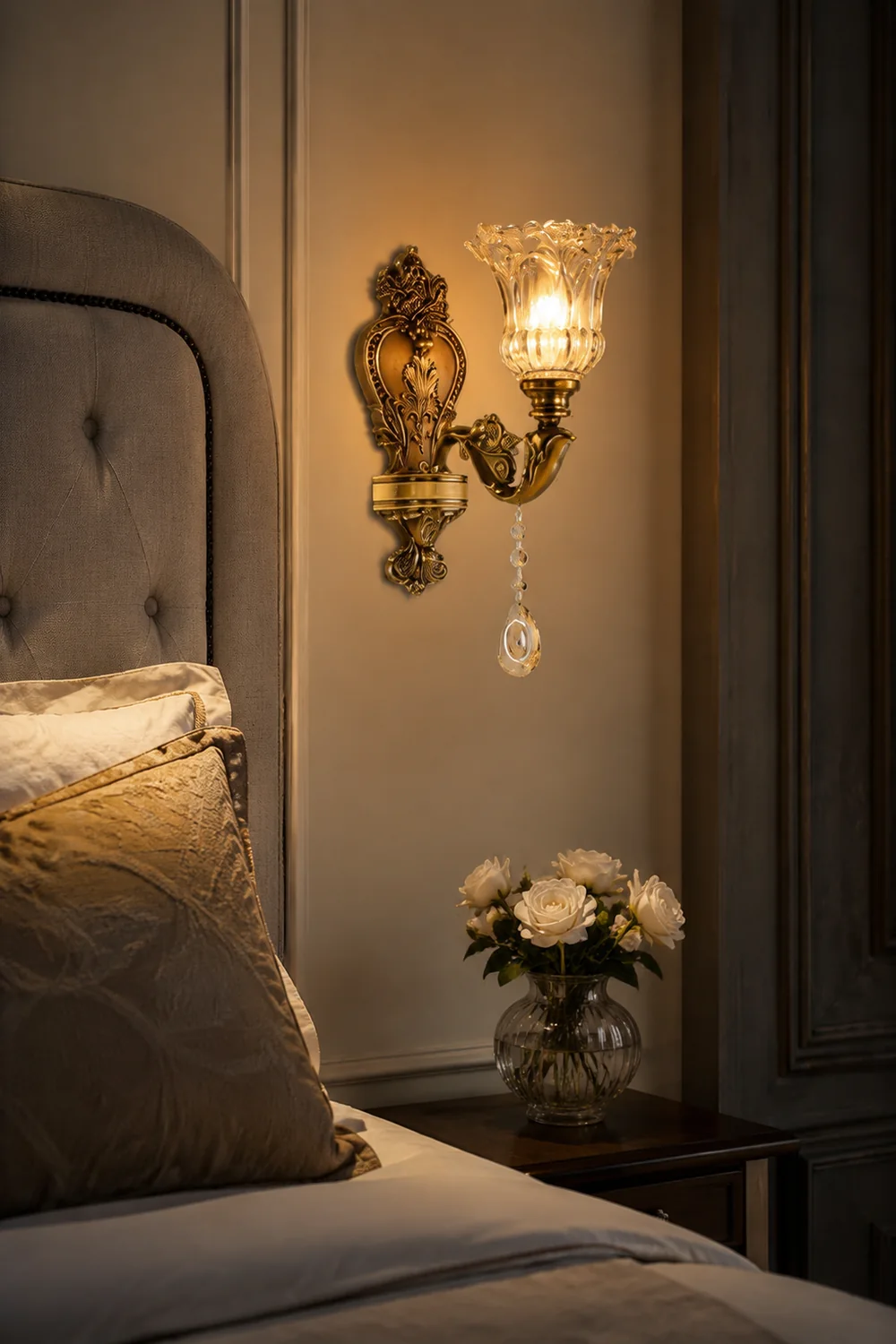 Félicie Französische Vintage Wandlampe, 1/2-flammig - Lumpaz