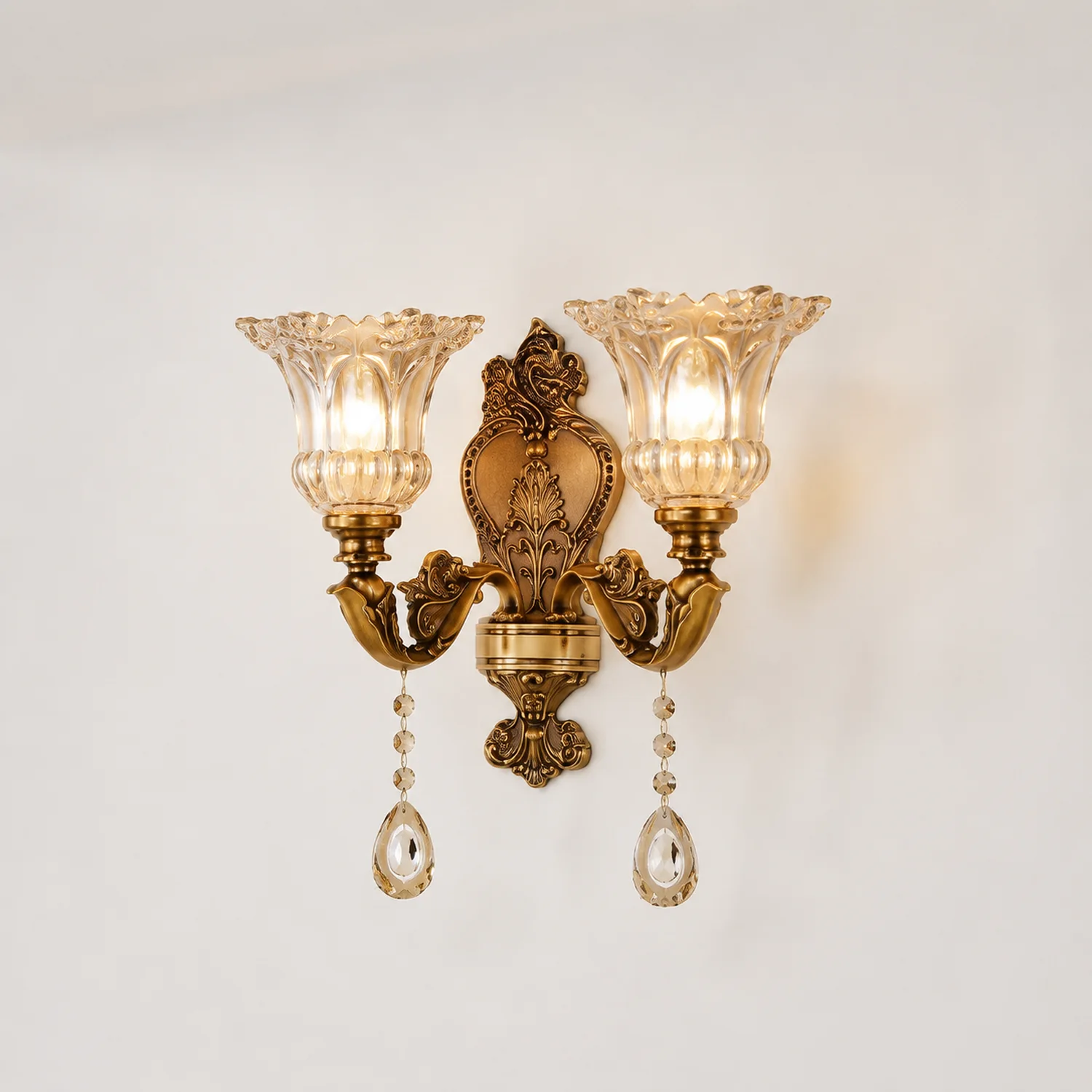 Félicie Französische Vintage Wandlampe, 1/2-flammig - Lumpaz