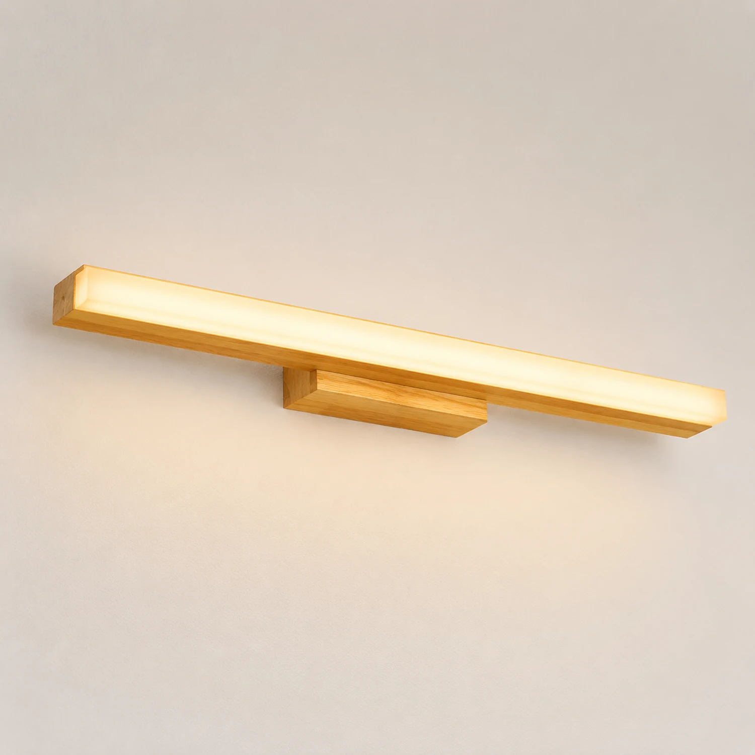 Leigh Spiegelfront Waschtisch-Wandleuchte, L 40/60/80CM - Lumpaz