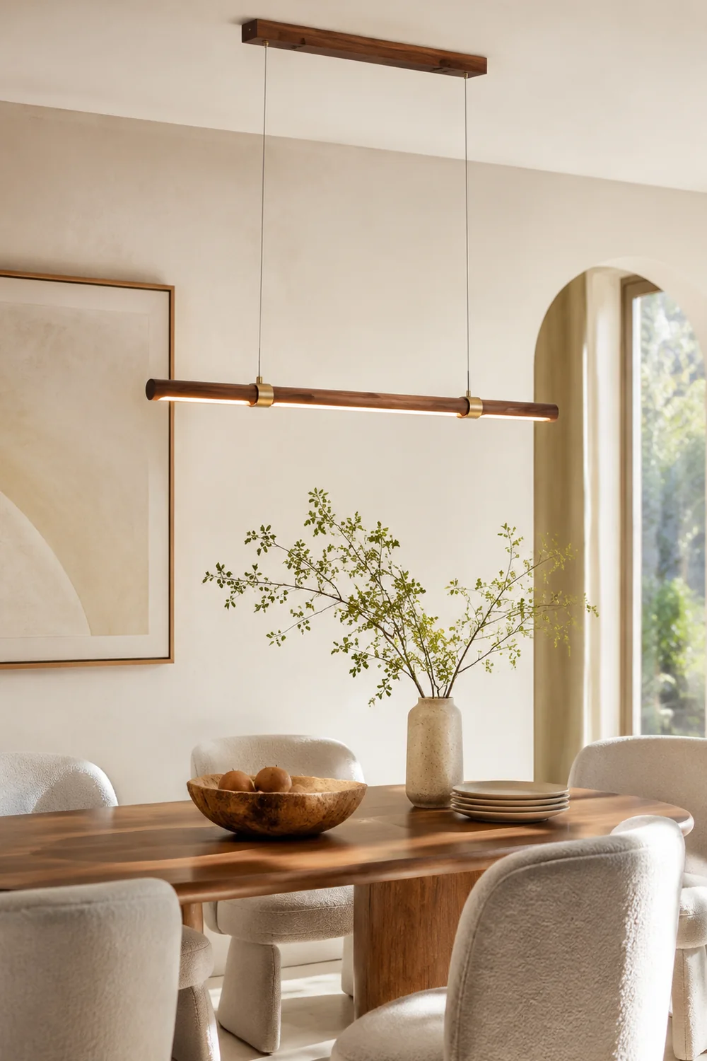 Ozawa Lineare Pendelleuchte, L 100/120CM - Lumpaz