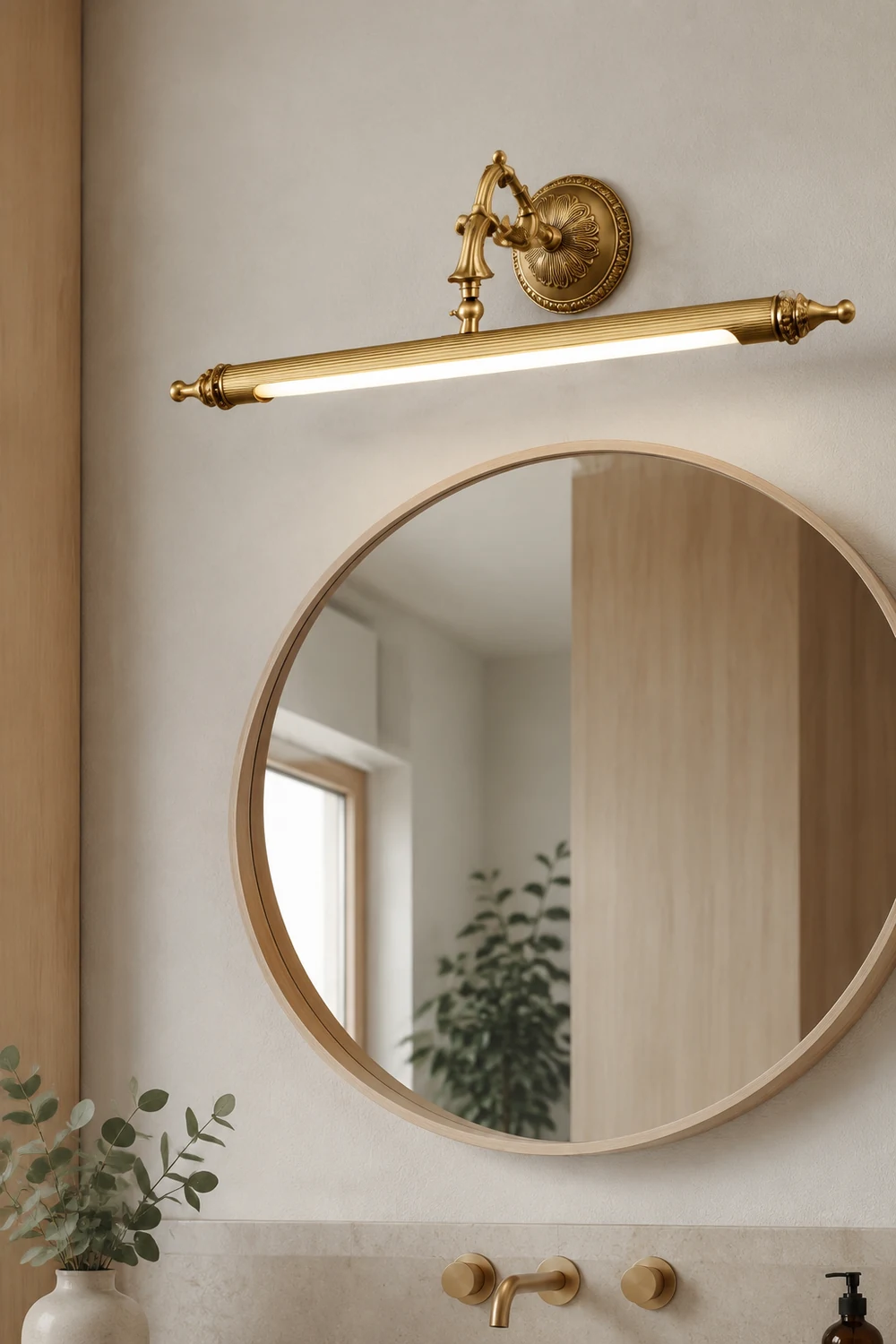 Félicie Spiegelfront Waschtisch-Wandleuchte, L 40/60/70CM - Lumpaz