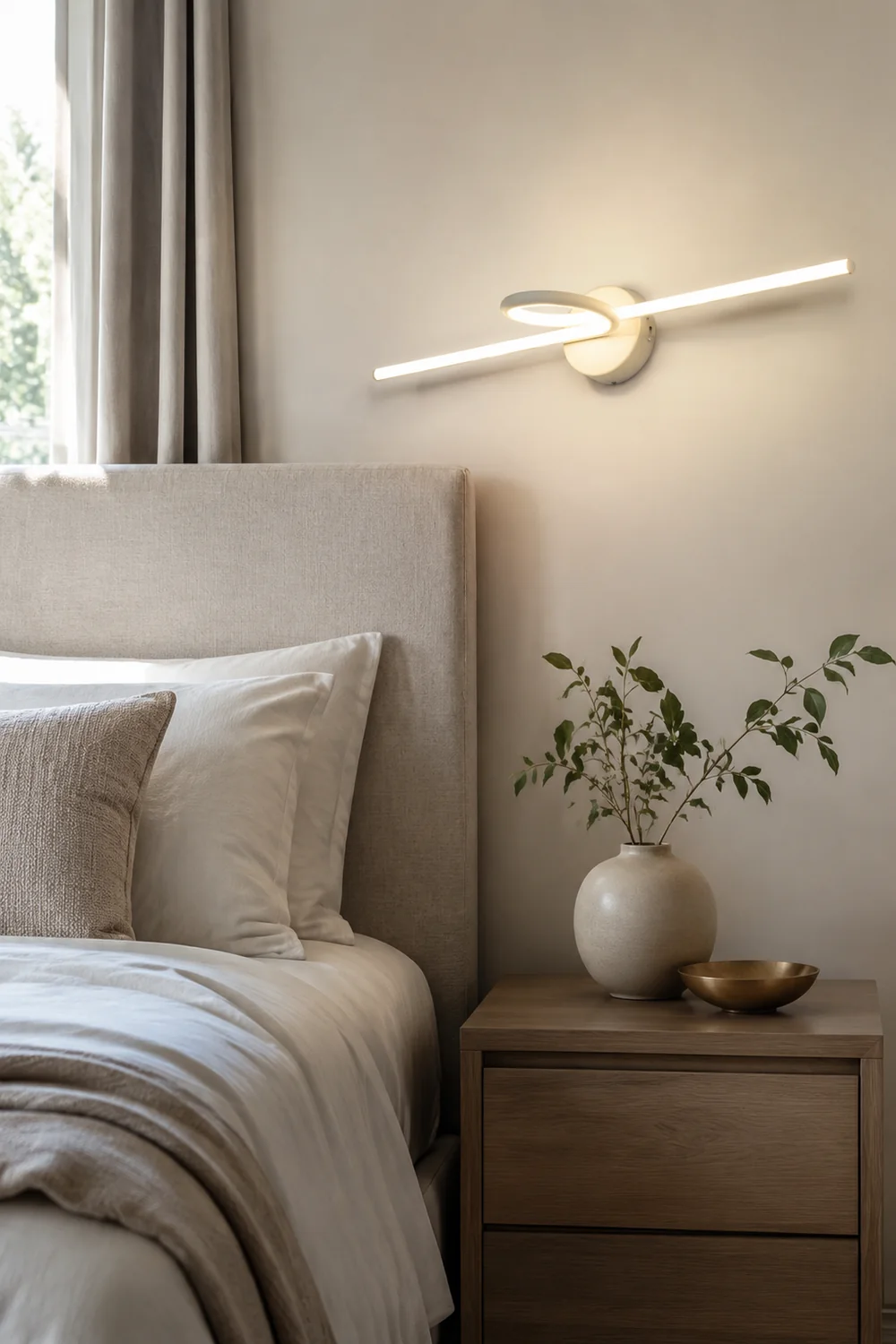 Leigh Spiegelfront Waschtisch-Wandleuchte, L 60/80CM - Lumpaz