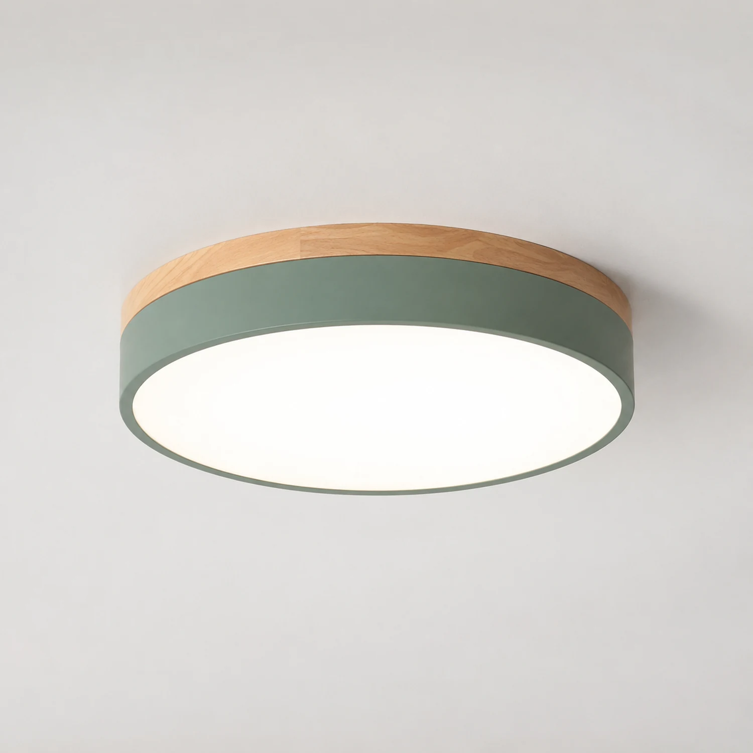 Morandi Deckenleuchte, Metall & Holz, ∅30/40/50CM - Lumpaz