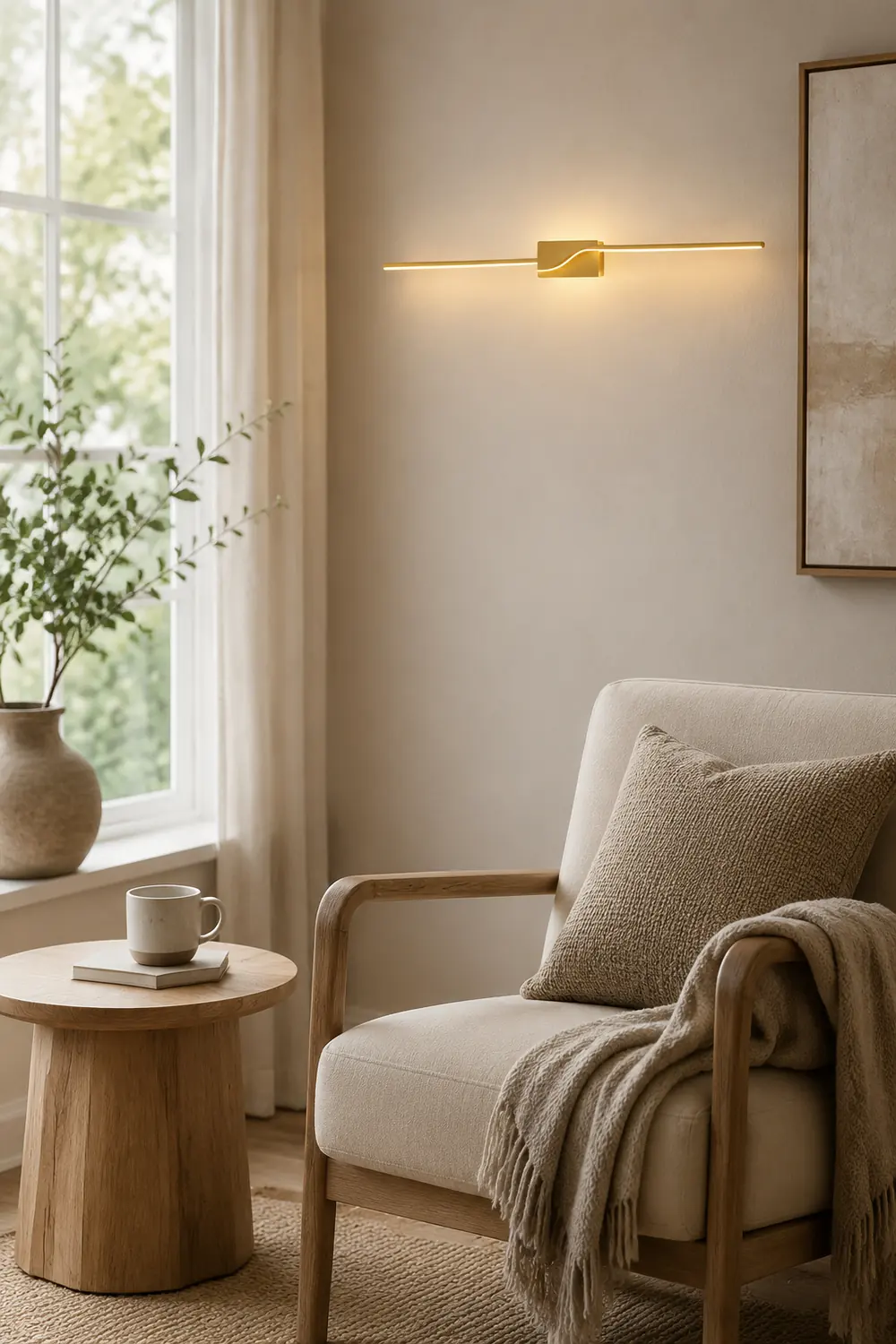 Leigh Spiegelfront Waschtisch-Wandleuchte, L 40/60/80/100CM - Lumpaz