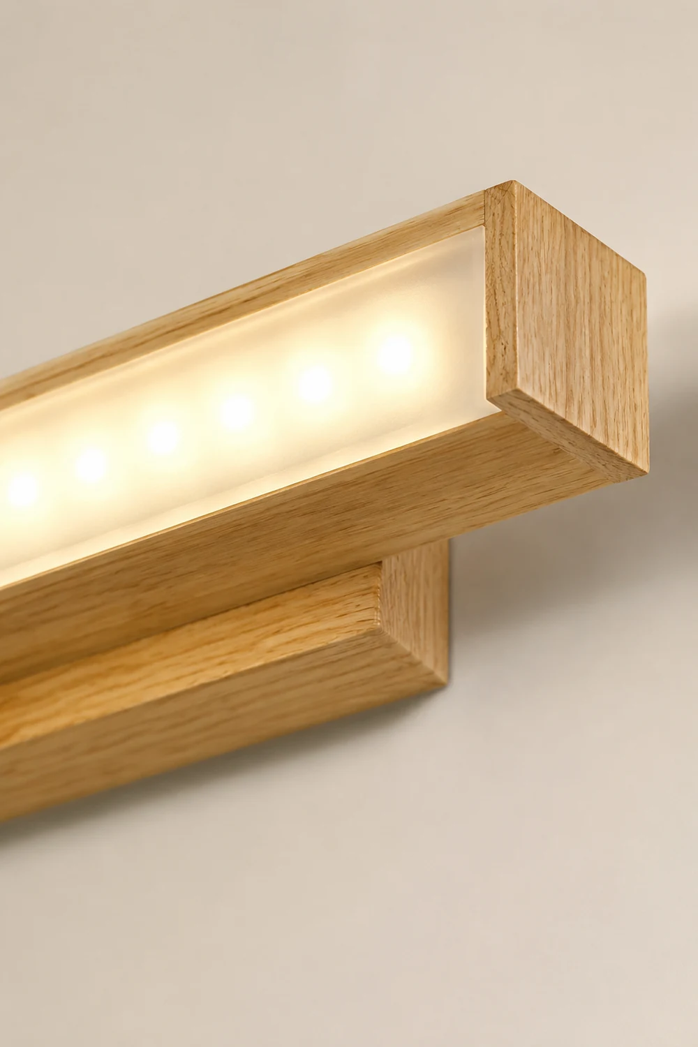 Leigh Spiegelfront Waschtisch-Wandleuchte, L 40/60/80CM - Lumpaz