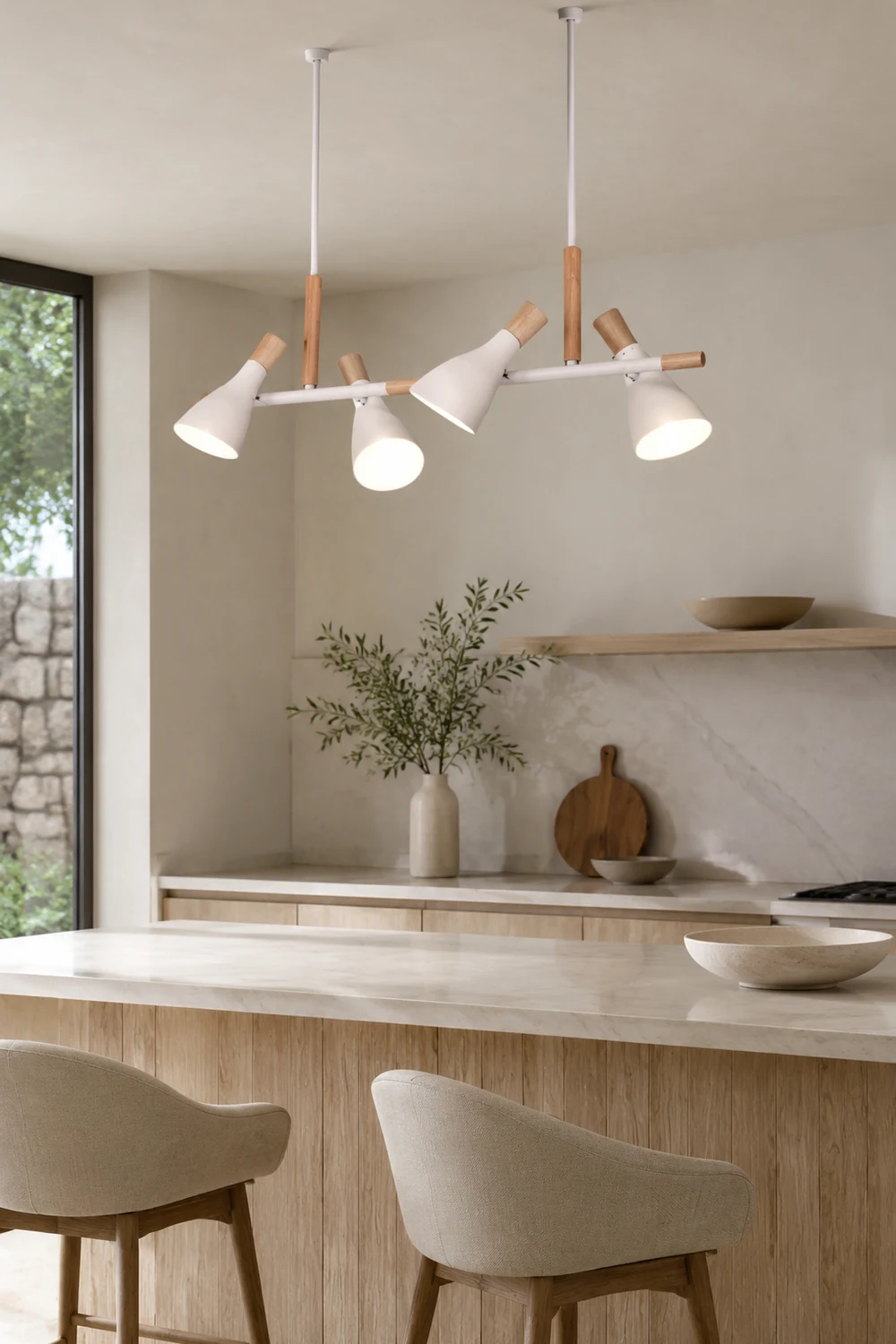 Morandi Pendelleuchte, 4-flammig - Lumpaz