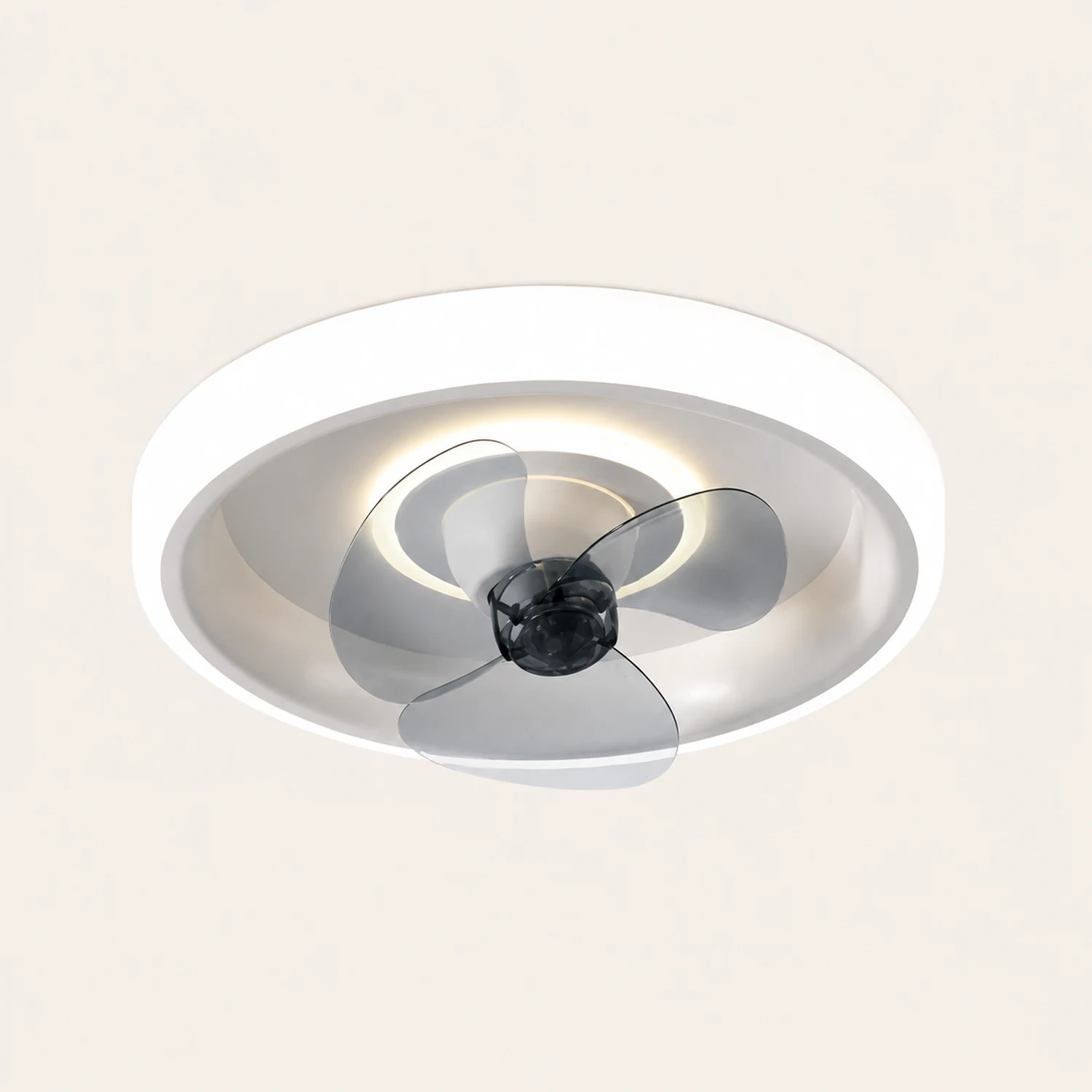 Quinn Deckenventilator mit Beleuchtung, 6 Farben, 2-flammig, ∅60CM - Lumpaz