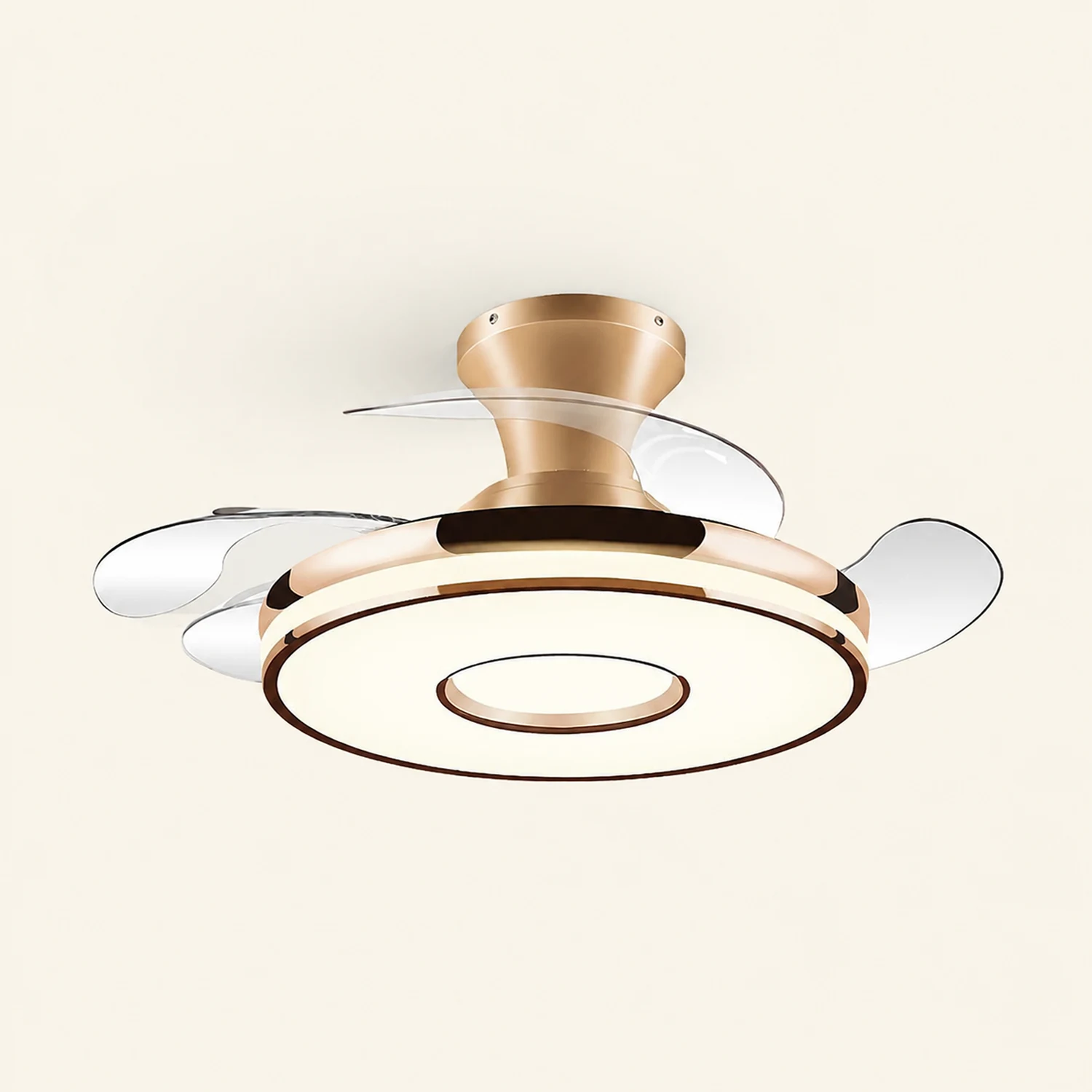 Quinn Deckenventilator mit Beleuchtung, 2 Farben, ∅91/108/122CM - Lumpaz