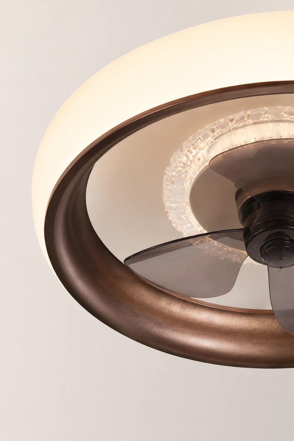 Morandi Deckenventilator mit Beleuchtung, 6 Farben, ∅50CM - Lumpaz