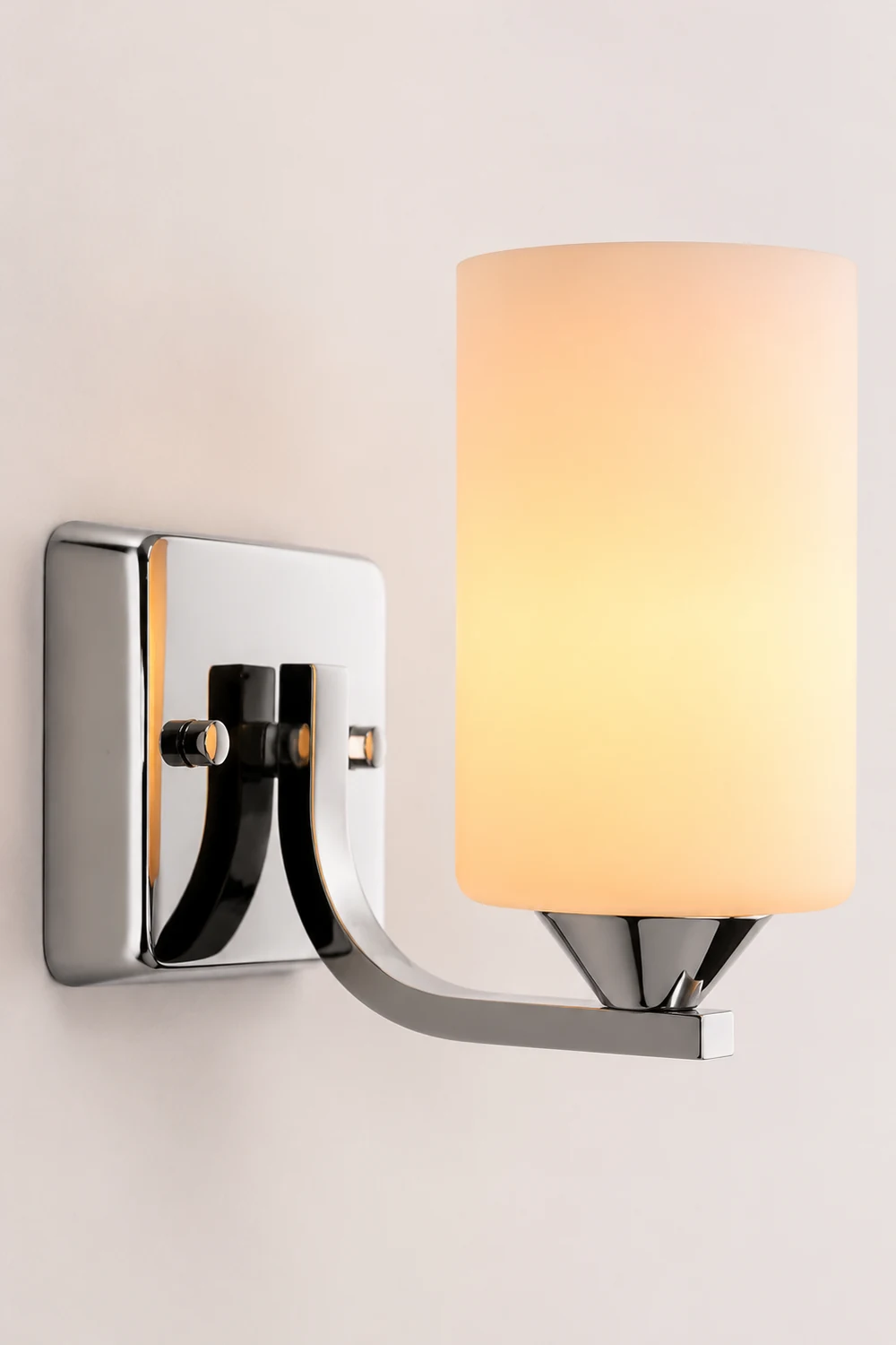 Eryn Spiegelfront Wandleuchte Metall, 2 Farben, 1/2-flammig, 18/28CM Lang - Lumpaz