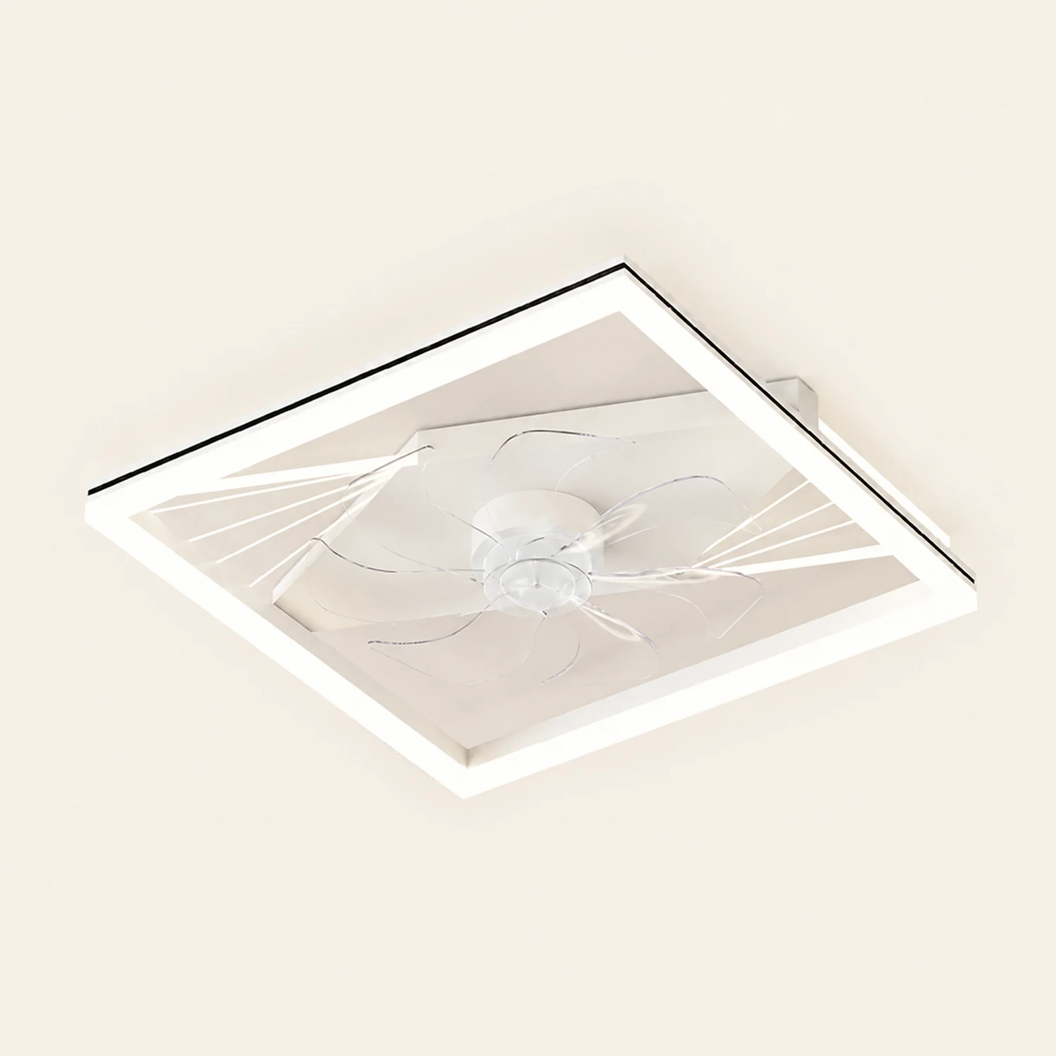 Kirsten Deckenventilator mit Beleuchtung 3/7-Blatt, 8 Stile, ∅50CM/60CM - Lumpaz