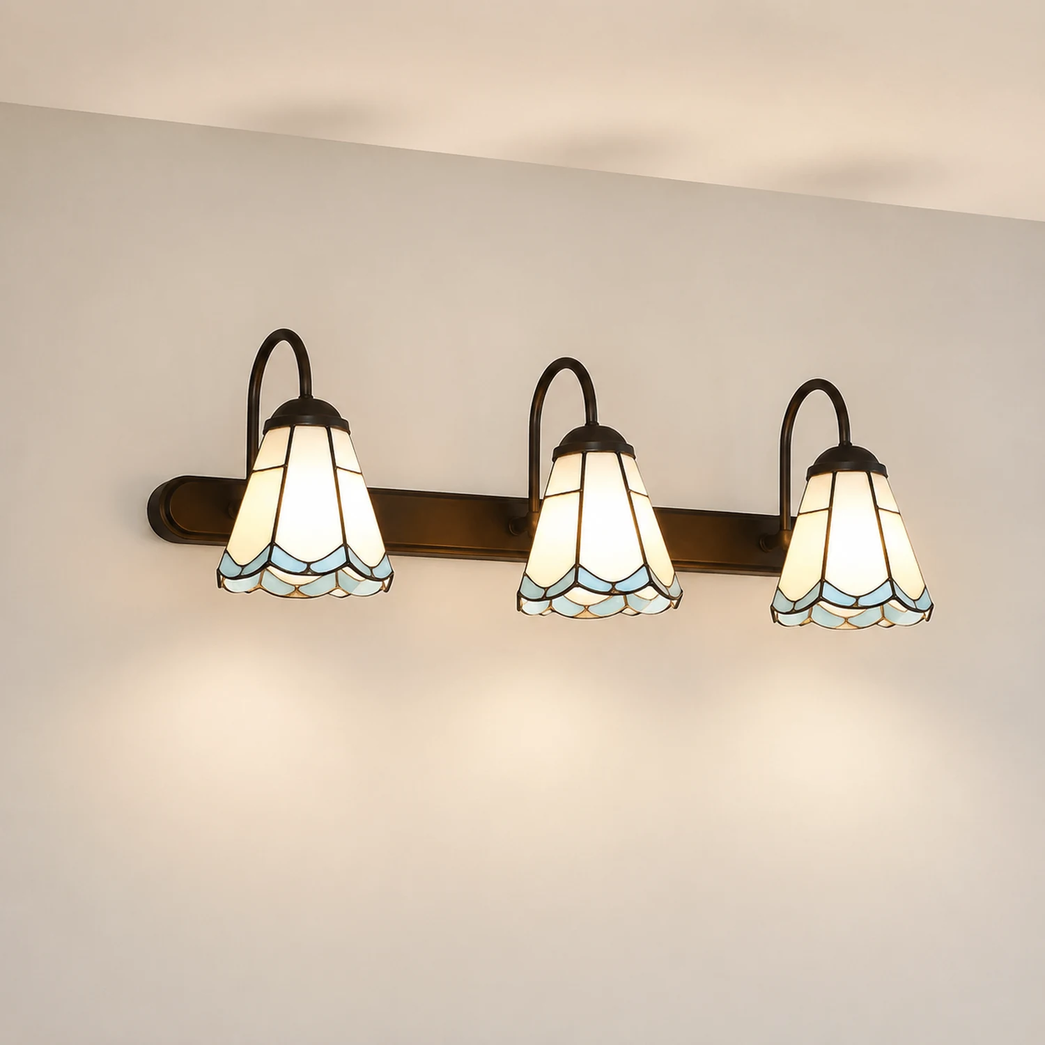 Félicie Spiegelfront Wandleuchte, 5 Stile, 60CM Lang - Lumpaz