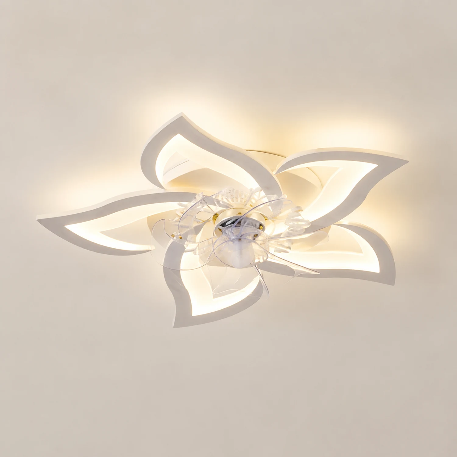 Hana Deckenventilator mit Beleuchtung, 8 Stile - Lumpaz