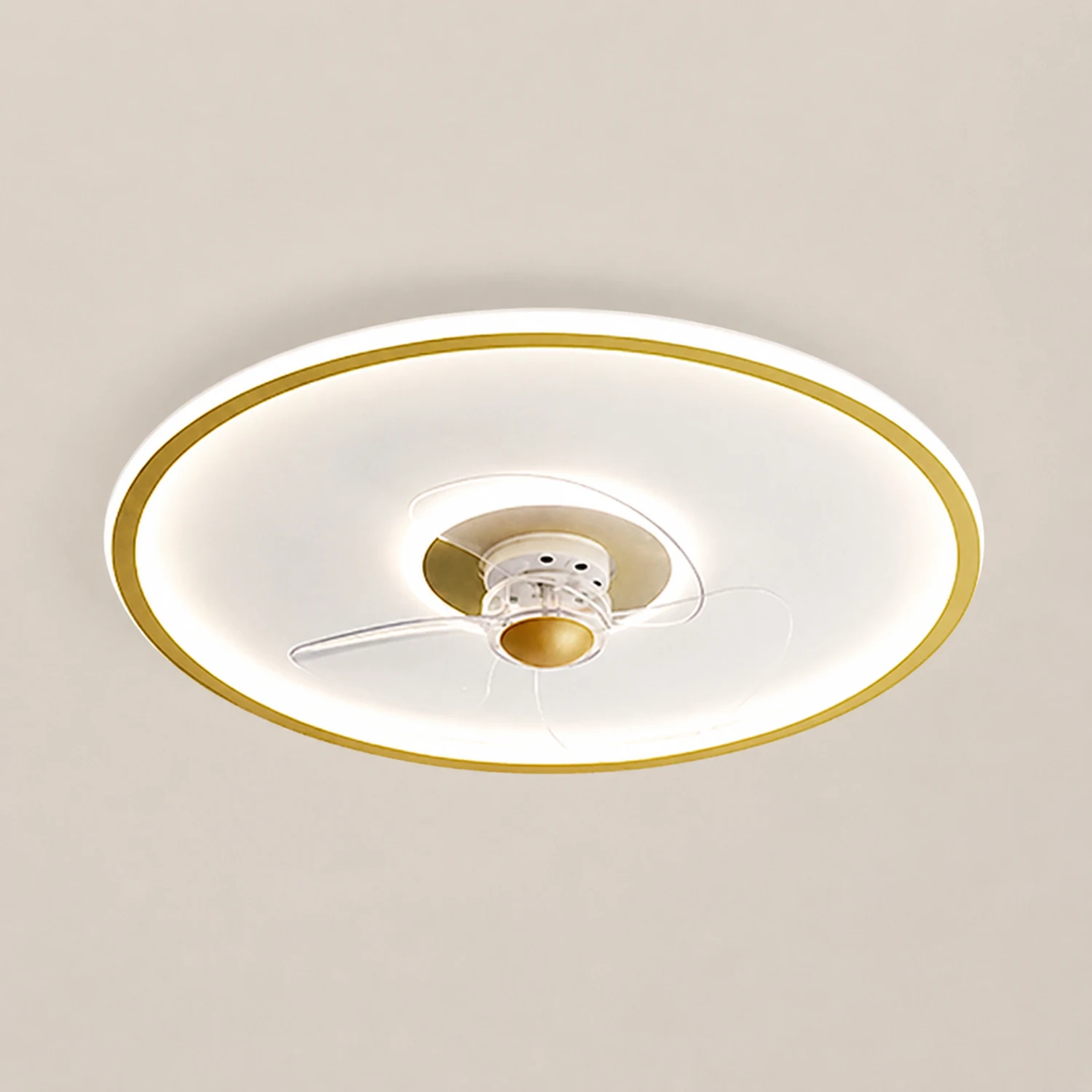 Edge Deckenventilator mit Beleuchtung, 6 Farben, ∅40CM - Lumpaz