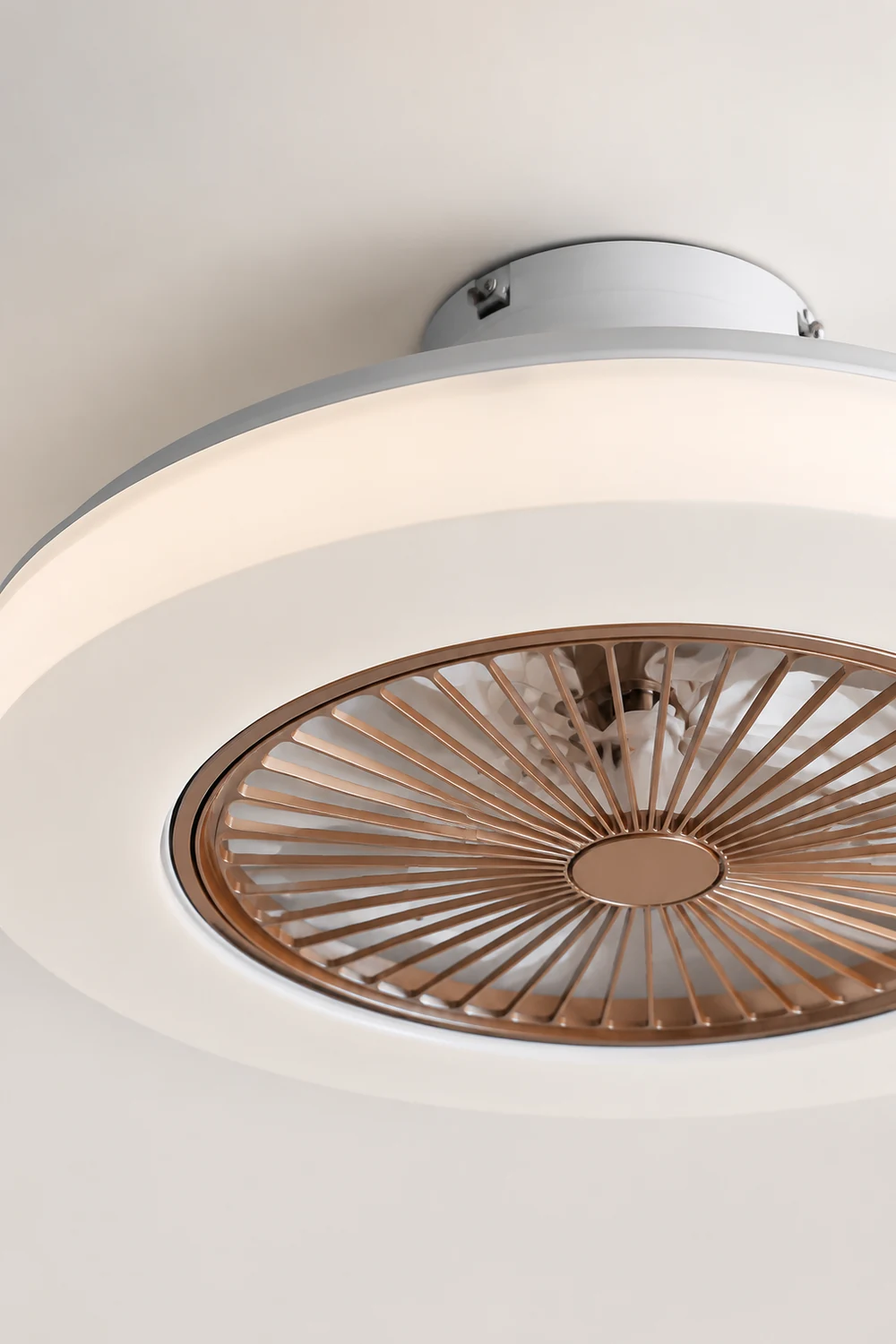Morandi Deckenventilator mit Beleuchtung, 5 Farben, ∅58CM - Lumpaz
