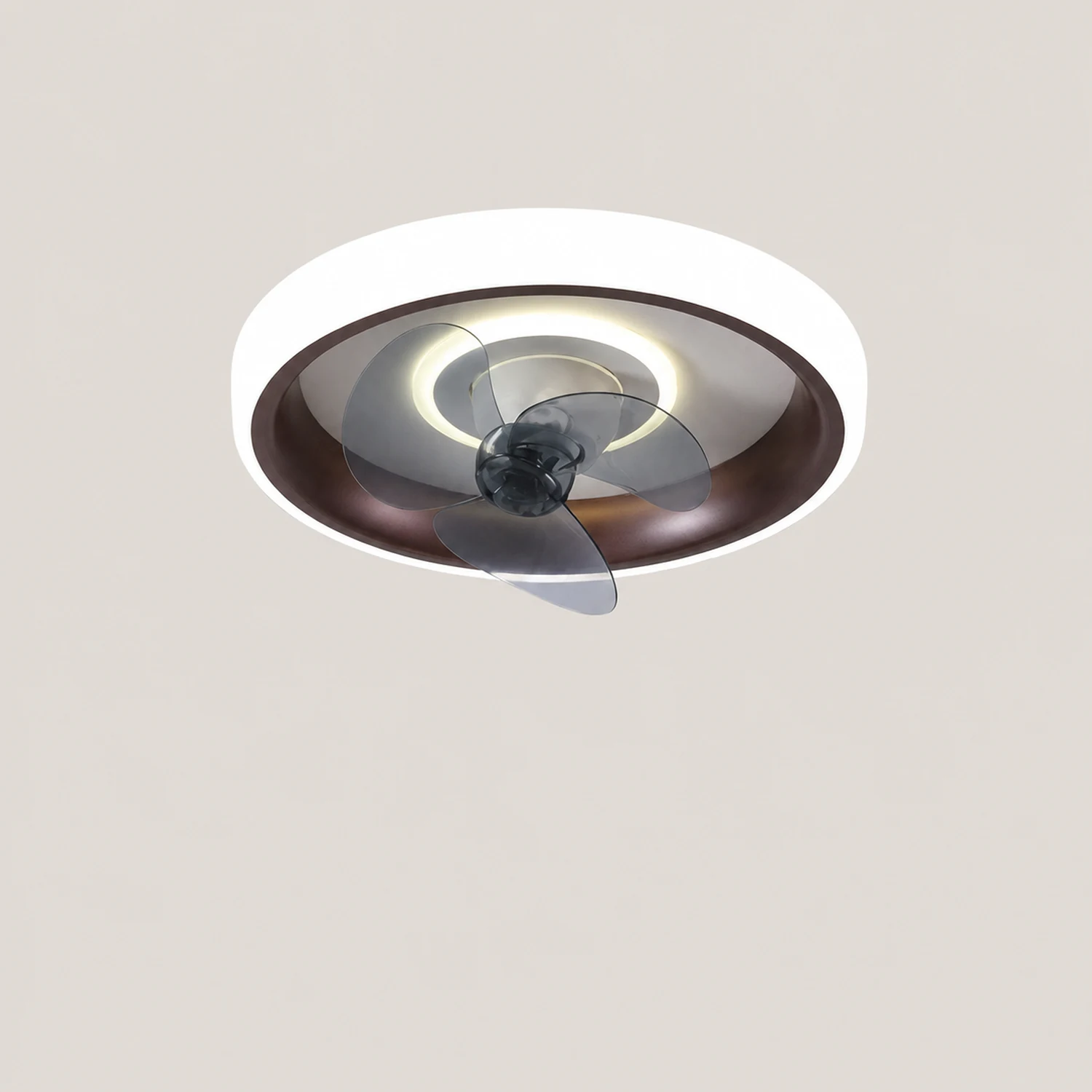 Quinn Deckenventilator mit Beleuchtung, 6 Farben, 2-flammig, ∅60CM - Lumpaz