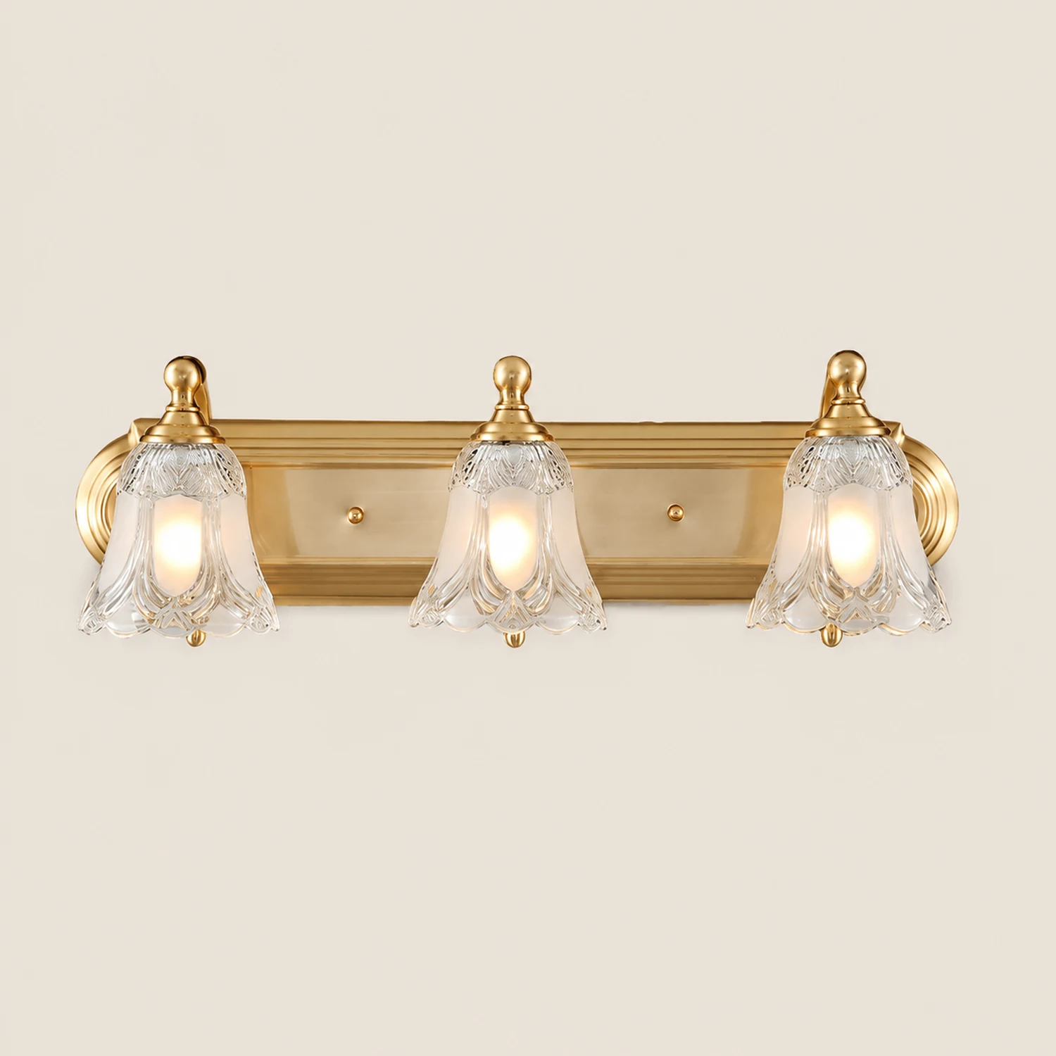 Félicie Spiegel Front Bell Shade Vanity Wandleuchte - Lumpaz
