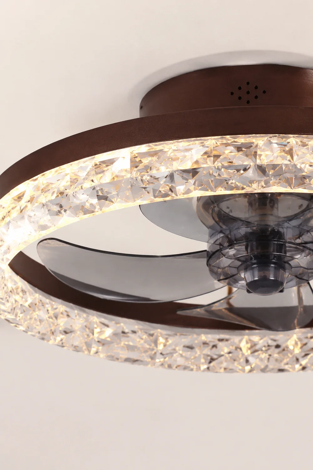 Kirsten Deckenventilator mit Beleuchtung, 4 Farben, 1-flammig, ∅50CM - Lumpaz