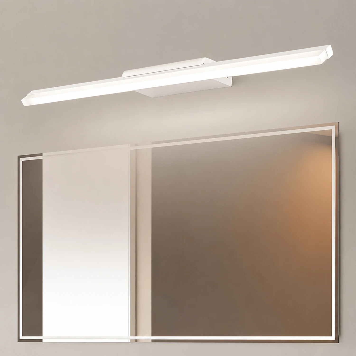 Leigh Spiegelfront Waschtisch-Wandleuchte, L 40/50/60/70CM - Lumpaz