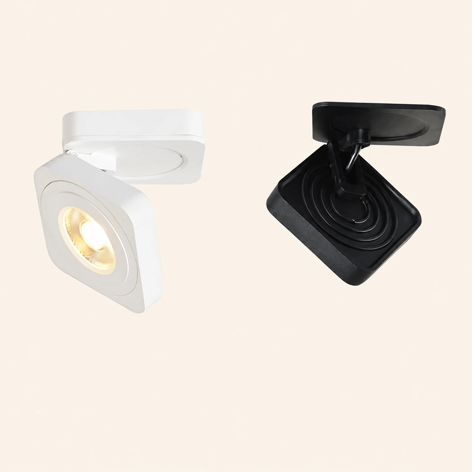 Einfaches modernes Licht Luxuriöse quadratische kreative verstellbare Lesewandlampe Deckenlampe - Lumpaz