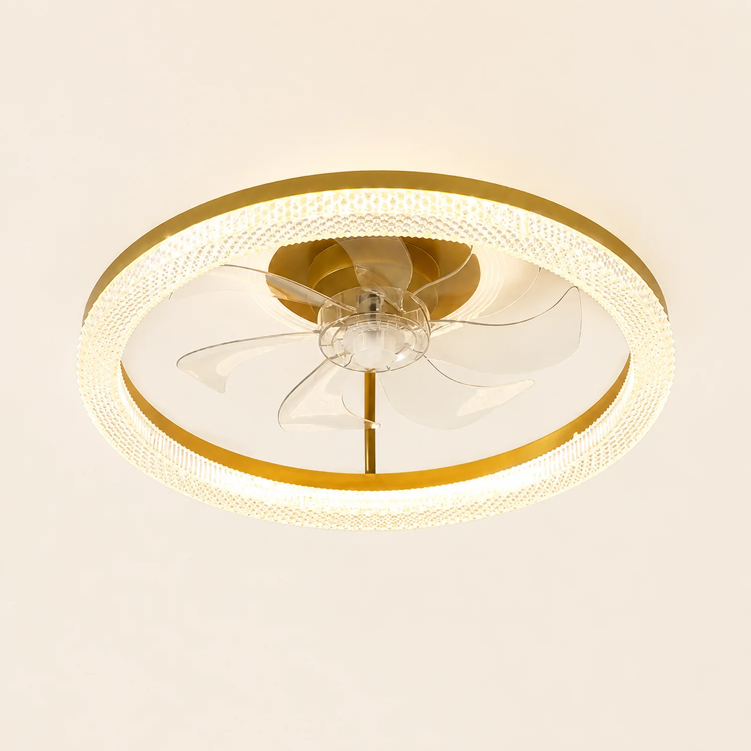 Kirsten Deckenventilator mit Beleuchtung, 6 Stile, ∅50CM - Lumpaz