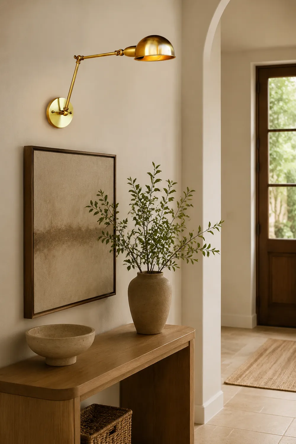 Brady Faltbare Retro Wandleuchte aus Eisen - Lumpaz