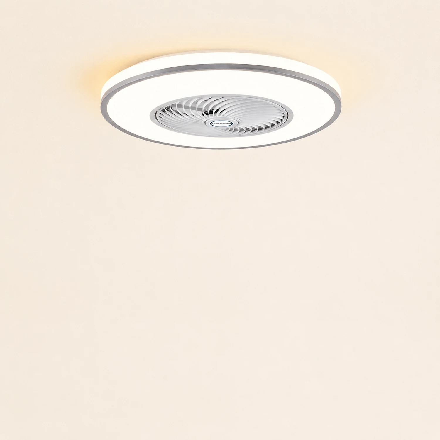 Quinn Deckenventilator mit Beleuchtung 3-Blatt, 8 Farben, ∅50CM - Lumpaz