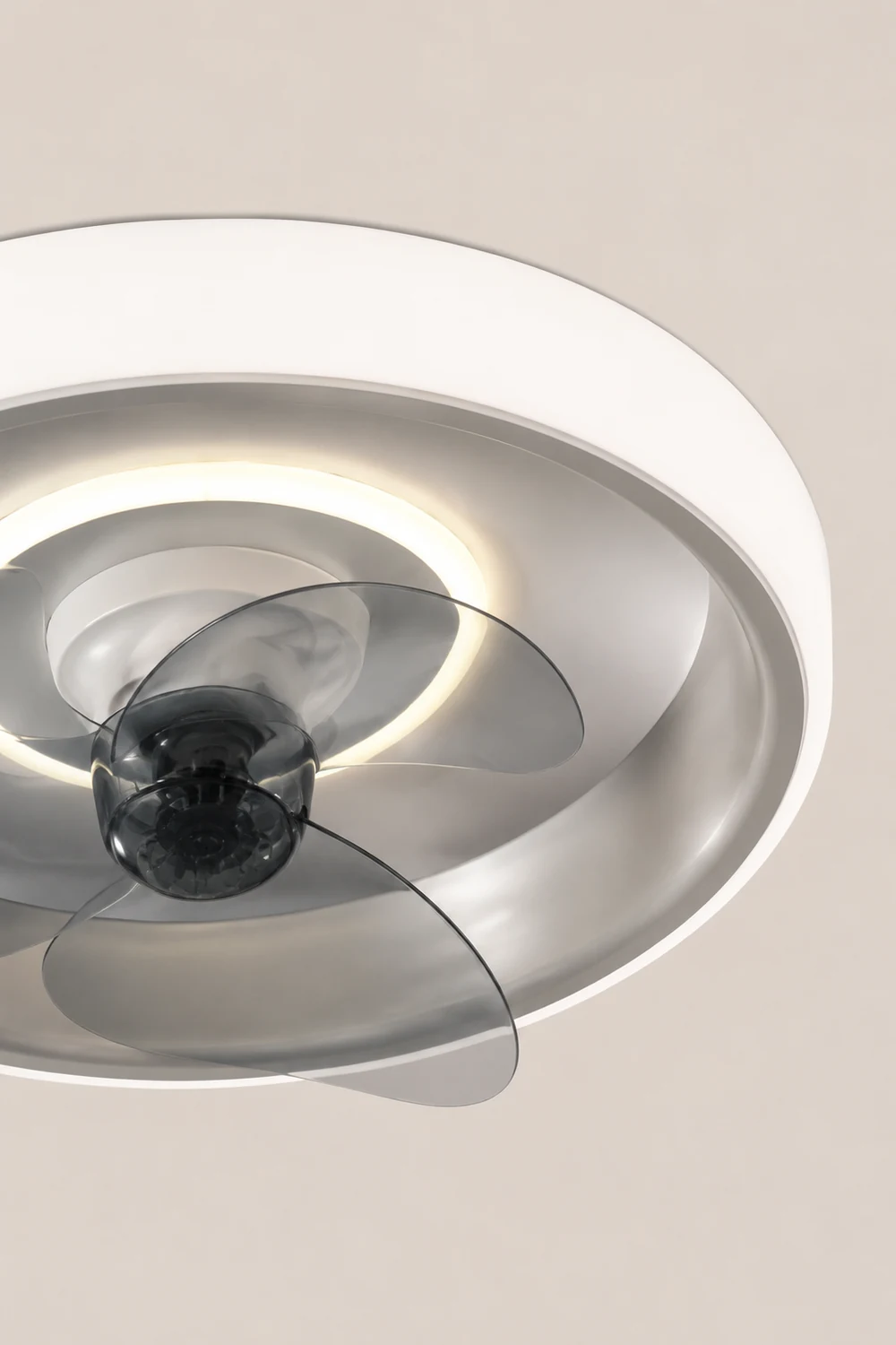Quinn Deckenventilator mit Beleuchtung, 6 Farben, 2-flammig, ∅60CM - Lumpaz