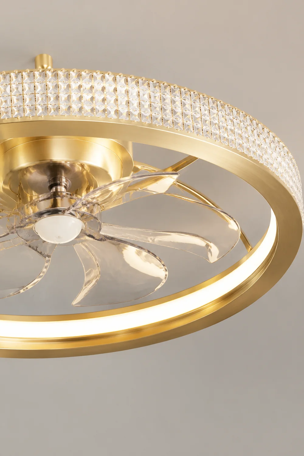 Kirsten Deckenventilator mit Beleuchtung, 6 Stile, ∅50CM - Lumpaz