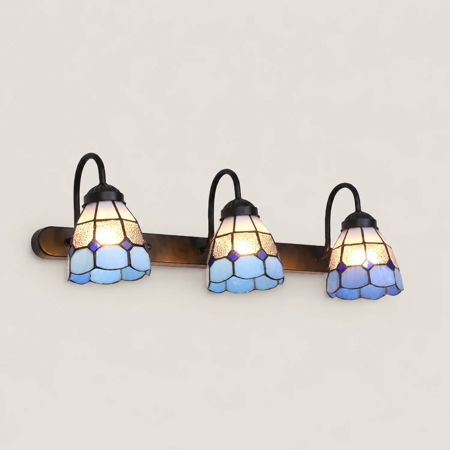 Félicie Spiegelfront Wandleuchte, 5 Stile, 60CM Lang - Lumpaz