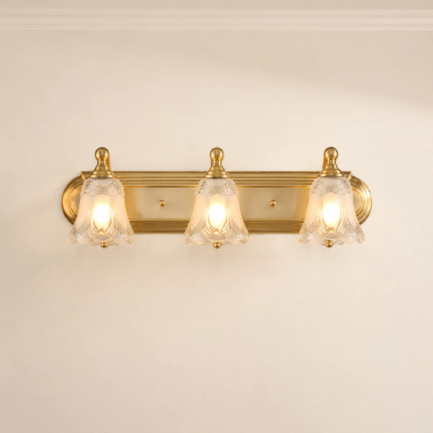 Félicie Spiegel Front Bell Shade Vanity Wandleuchte - Lumpaz