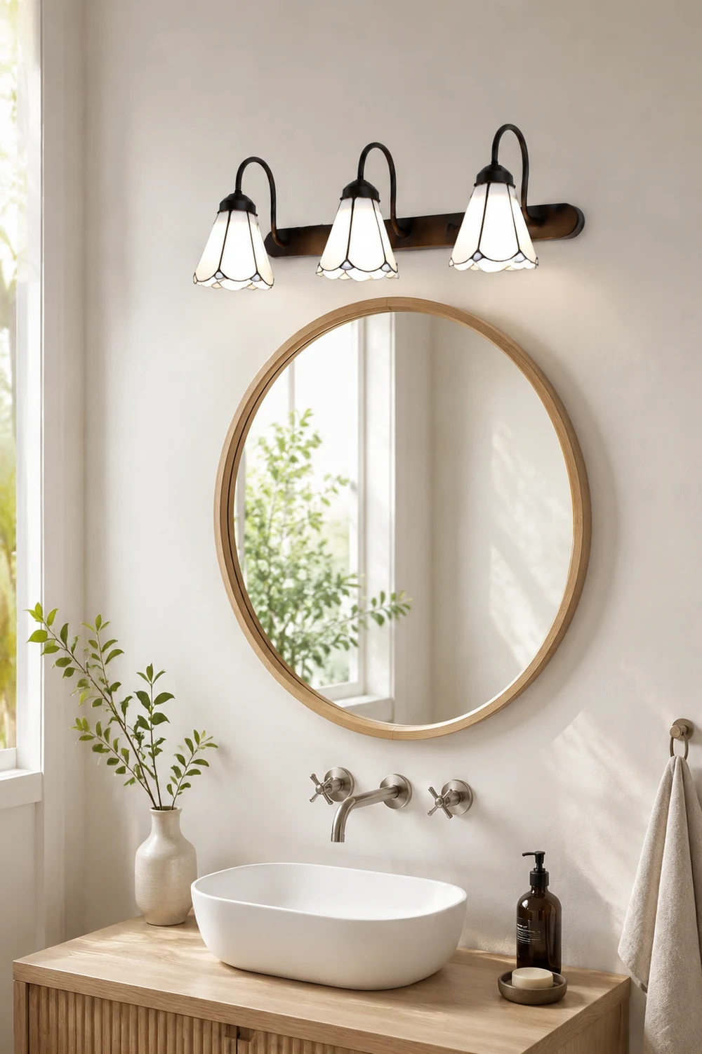 Félicie Spiegelfront Wandleuchte, 5 Stile, 60CM Lang - Lumpaz
