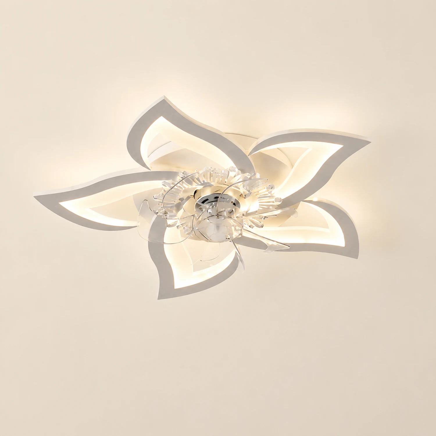 Hana Deckenventilator mit Beleuchtung, 8 Stile - Lumpaz