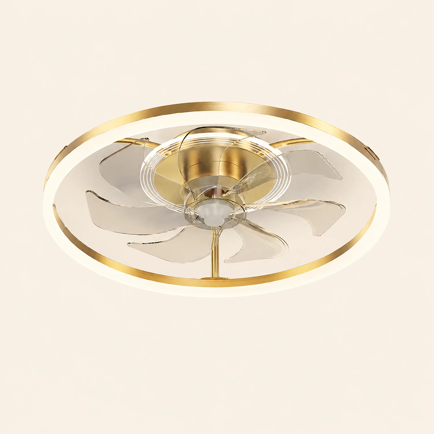 Kirsten Deckenventilator mit Beleuchtung, 6 Stile, ∅50CM - Lumpaz