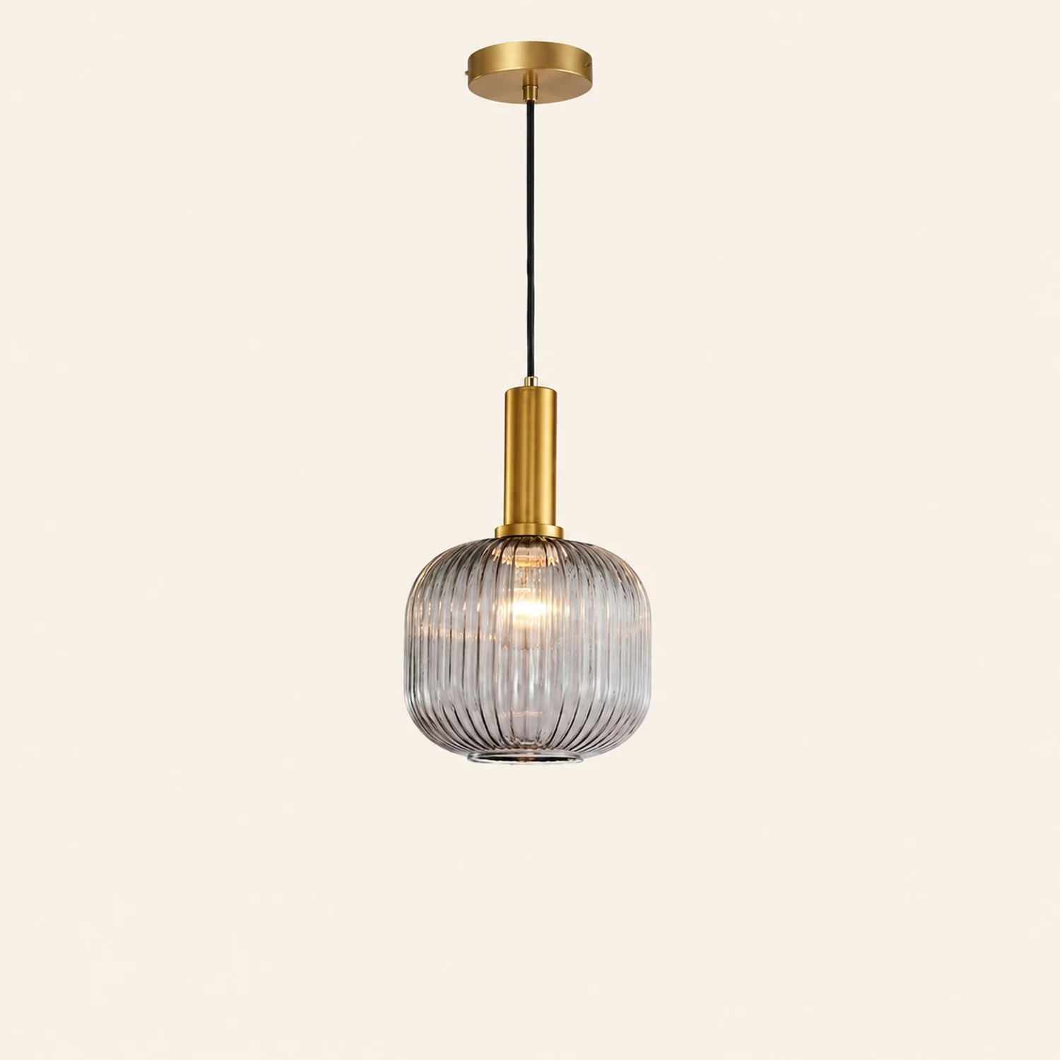 Einfache Stabglaslampe Pendelleuchte Japanische Retro-Lampe für Schlafzimmer - Lumpaz